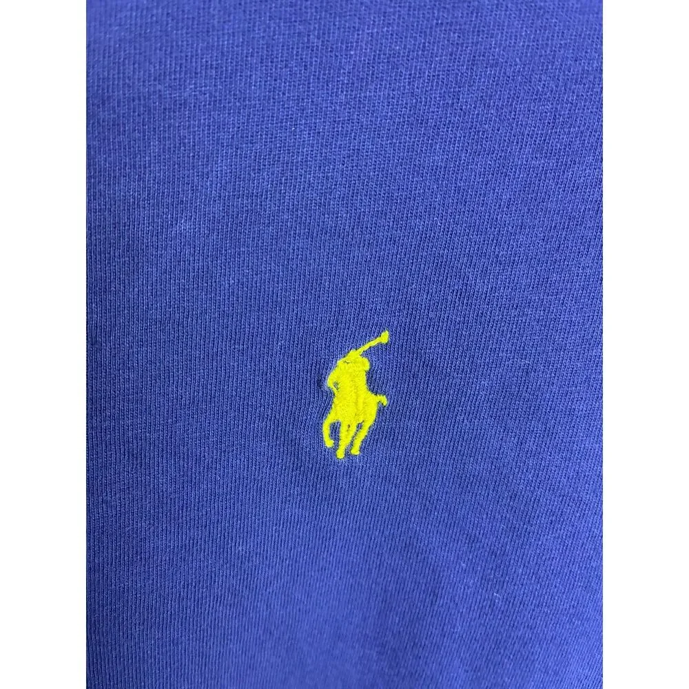 Polo Ralph Lauren Long Sleeve Hooded T Shirt Kids XL Navy Blue Pony Logo